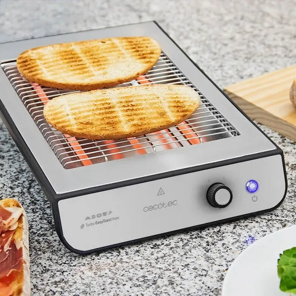 Тостер Cecotec Turbo EasyToast 900W Inox