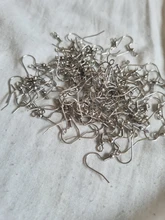 (Nunca se desvanece) 20x17mm 316 Acero inoxidable DIY pendientes hallazgos ganchos para hacer joyas accesorios auricular