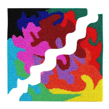 

A-01 set for embroidery with beads constellation 'harmonia' 30*30 cm