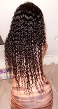 Deep-Wave-Bundles Closure Rucycat Brazilian Inchs with 6x6 Lace 32-34 36