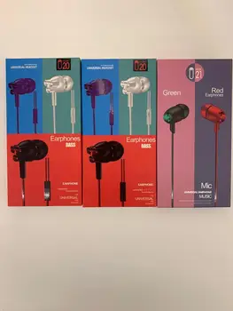 

Wired headphones with microphone
