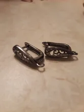 Ganchos de cierre de pendientes para mujer, accesorios de joyería hechos a mano, diseño de moda, ganchos para pendientes hueca