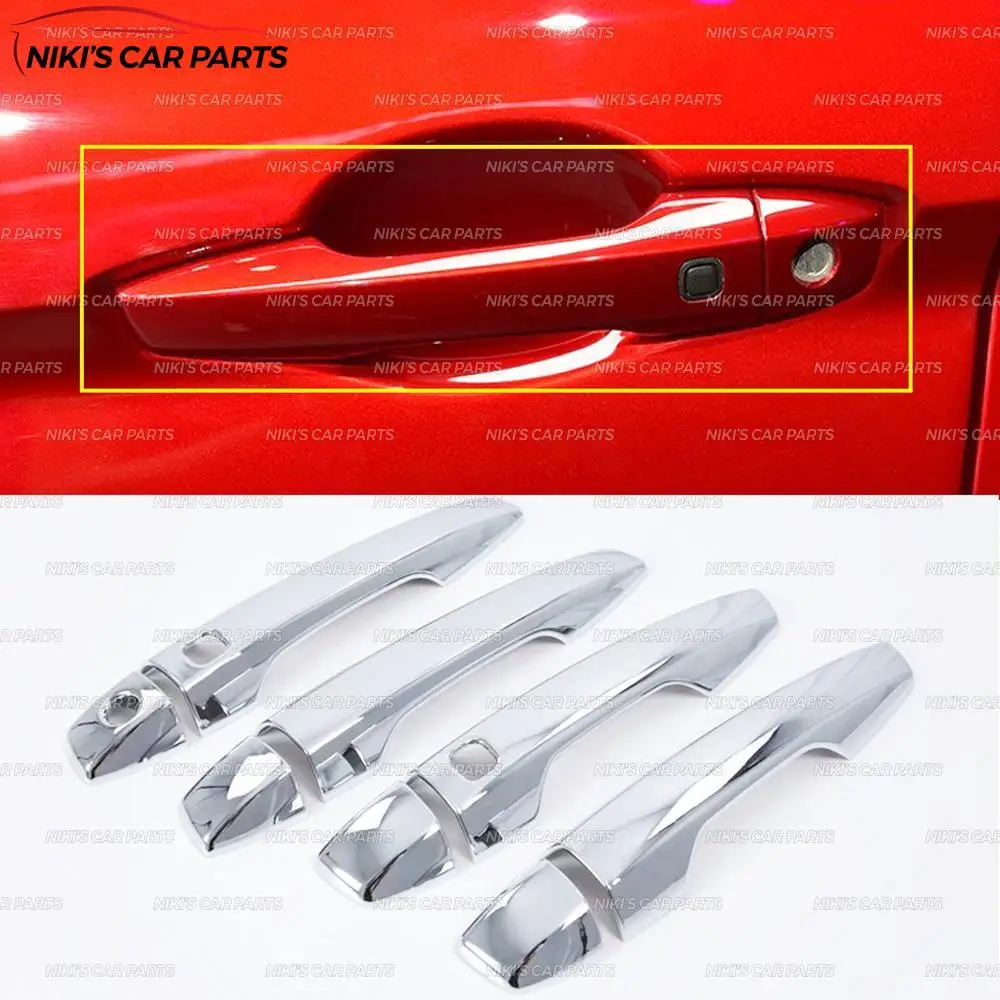 Накладки на дверные ручки для Mitsubishi Eclipse Cross-ABS пластик 1 комплект/8 шт. формовочные украшения для автомобиля