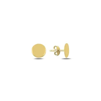 

Angemiel 925 Silver Round Earrings-Gold Plated