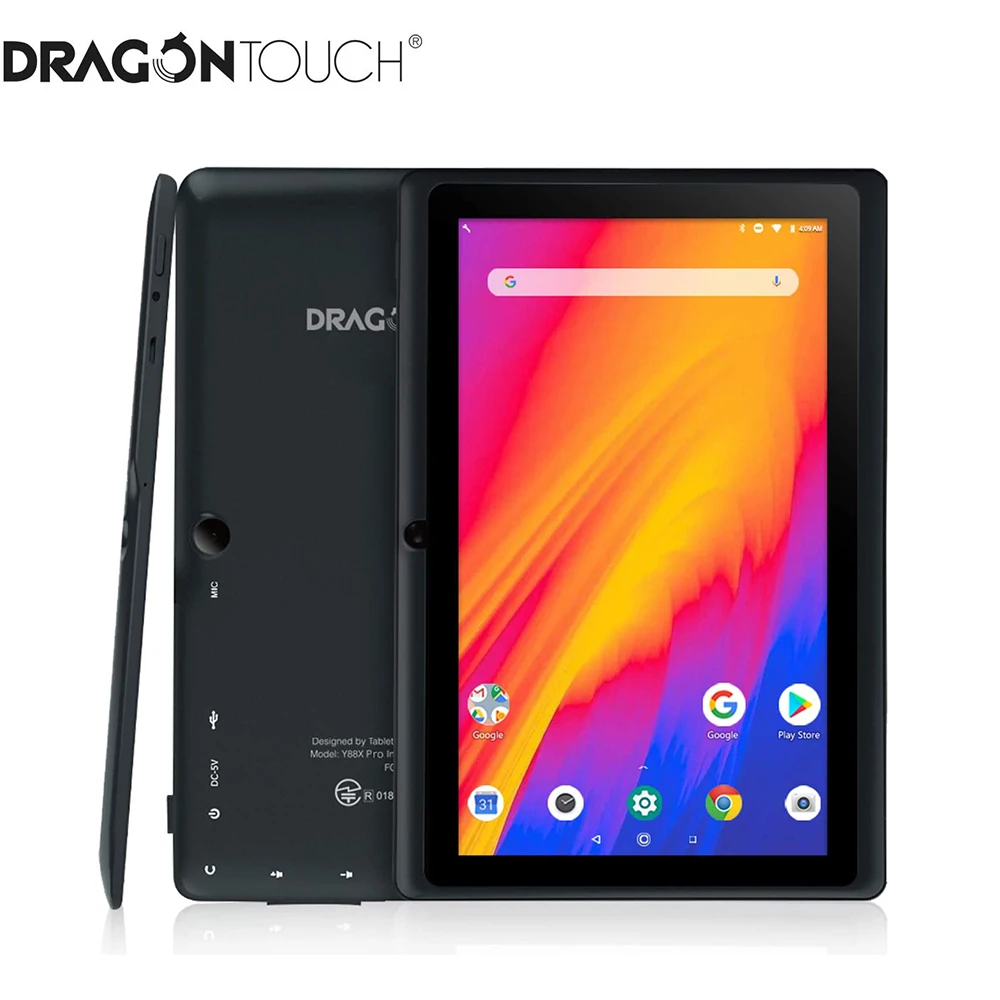 Планшет Dragon Touch Y88X Pro 2 + 16 ГБ экран 7 дюймов Android 9 0 1 5 ГГц | Компьютеры и офис