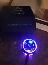 Aurora 2-fuente de alimentación para máquina rotativa de tatuaje