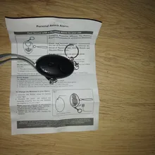 Alarma de autodefensa para niños y niñas, alerta de protección de seguridad con luz LED, seguridad Personal, alarma de emergencia, 130Db, 5 unids/lote