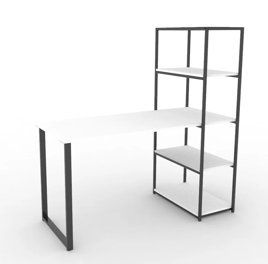 Desk desk with open shelf Edward for office and home 140x60x75 cm |