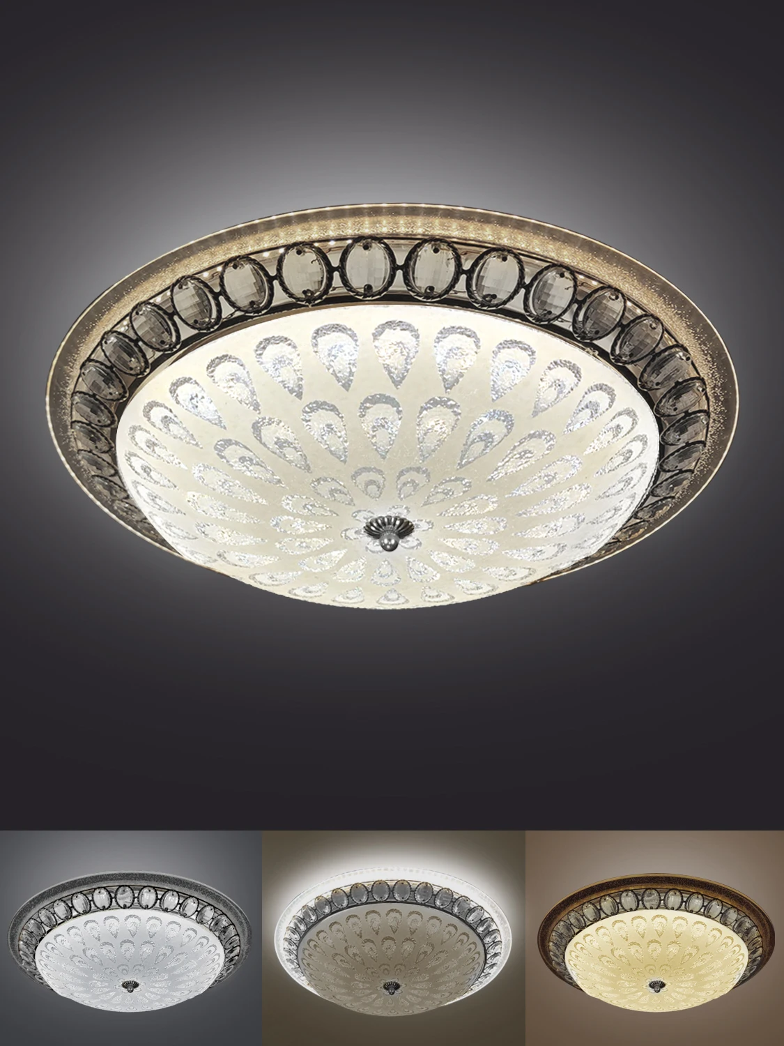 Estares / Потолочная светодиодная люстра on/off SAFI CHROME 72W R 515 WHITE 220 IP20|Люстры| | АлиЭкспресс