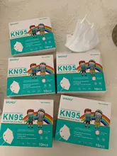 FFP2 Mascarillas KN95 máscara para niños 5 capas cara máscara KN95 para niñas niños respirador de protección de los niños KN95 máscaras Fit 2-9 años