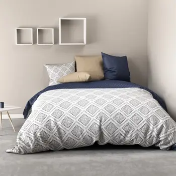 

Bed Set-duvet cover 100% cotton organic 57 yarn Osla