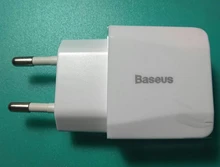 Wall-Adapter Charger Eu-Plug Baseus Mini Portable USB