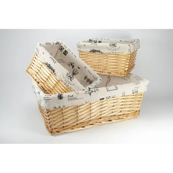 

SET 3 WICKER BASKETS