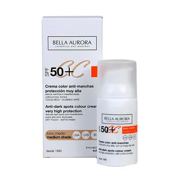 

BELLA AURORA CC CREAM COLOR ANTI-MANCHAS SPF50 + TONE MEDIUM 30ML