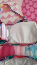 Bañador estampado para niñas de 2 a 16 años, conjunto de bikini para niños, con volantes, para la playa