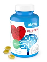 BioTela Омега 3 рыбий жир из Исландии, 120 капсул, месячный курс BioTela Омега 3 рыбий жир из Исландии, 120 капсул, месячный курс