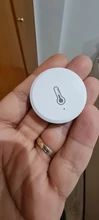 Tuya/SmartLife App ZigBee, Sensor inteligente de temperatura y humedad que funciona con Zigbee Hub a través de Alexa y Google Home