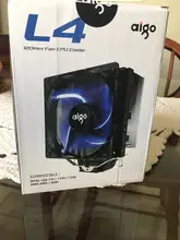 Cooler Radiator Cooling-Fan 4pin Blue Aigo 120mm 4-Heatpipes AMD Silent for AM3/AM4 LED