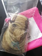 XINRAN Clip en una pieza de pelo brasileño extensiones 5 Clips de pelo pieza Clip recto extensiones de cabello sintético