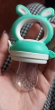 Chupete con mordedor de comida fresca para bebé, tete de alimentación con seguro para la tetina, pezón de alimentación para niños