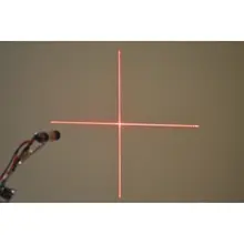 Сетевой лазерный диодный модуль фокусируемые линзы Cross Line 650 нм 5 мВт 3~ 6 в кабель 135 мм