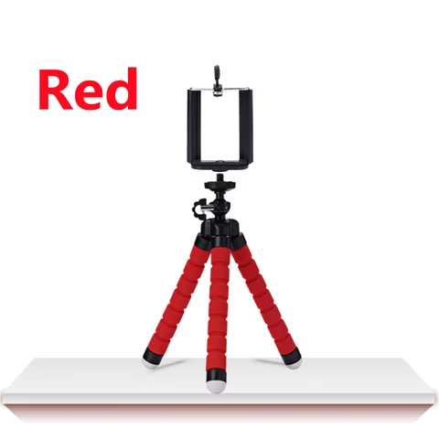 Mini Flexible Sponge Octopus Tripod For iPhone Samsung Xiaomi Huawei Mobile Phone Smartphone Tripod for Gopro 9 8 Camera