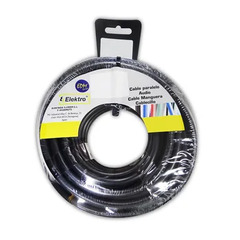 

TEXTILE CORD 3X0,75MM PVC 25MTS BLACK SINGLE FOR LIGHTING