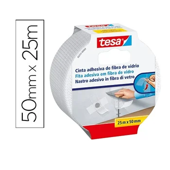 

Cinta de fibra de vidrio Tesa 50 mm 25 M Blanco