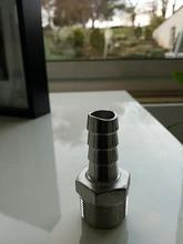 BSP Male Thread-Pipe-Fitting Hose-Tail Pagoda-Coupling-Connector Barb 304-Stainless-Steel