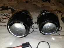 Bombillas Led de Metal para coche, Luz antiniebla de 2,5 pulgadas, bi-xenón HID, lente de proyector Hi/Lo Universal, Retrofit H8 H9 H11, 2 uds.