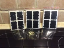 Chalkboard Sticker Labels Organizer Kitchen-Jars Craft 5cm-X-3.5cm 36pcs/Set