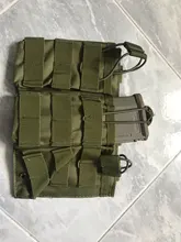 Bolsa táctica militar para Paintball Airsoft, bolsa de nailon 1000D individual/doble/Triple para revistas, M4
