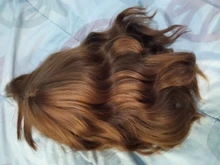 AISI QUEENS corto marrón peluca pelucas sintéticas con flequillo para las mujeres púrpura de la onda de agua Natural Bob pelucas resistente al calor falso pelo