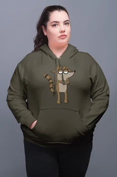 

Angemiel Wear Sneaked Gülen Rigby Green Women 'S Hooded Sweatshirt