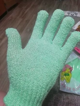 Exfoliating-Mitt-Glove Shower-Scrub-Gloves Body-Massage-Sponge Wash-Skin Bath Peeling