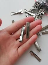 Alligator Clips Hairpins Clamps Cable Lead-Testing Metal 50pcs/Lot 35mm-75mm