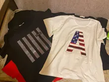 Black T-Shirts Short-Sleeve Trend-Tops Hot-Drilling Korean-Version Cotton Women Summer