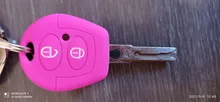 Funda de llaves de silicona Multicolor para Sagitar, 2 botones, estuche para mando a distancia, Modus, funda de llave a distancia, gran oferta