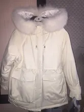 Winter Jacket Coat Parkas Fitaylor Zipper-Down Natural Women Outerwear Snow Warm Thick