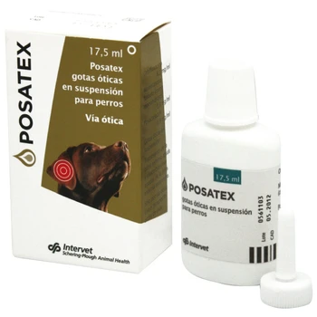 

POSATEX MSD 17,5 ml ELANCO EAR DROPS. Park dogs And CATS INFECTION EAR