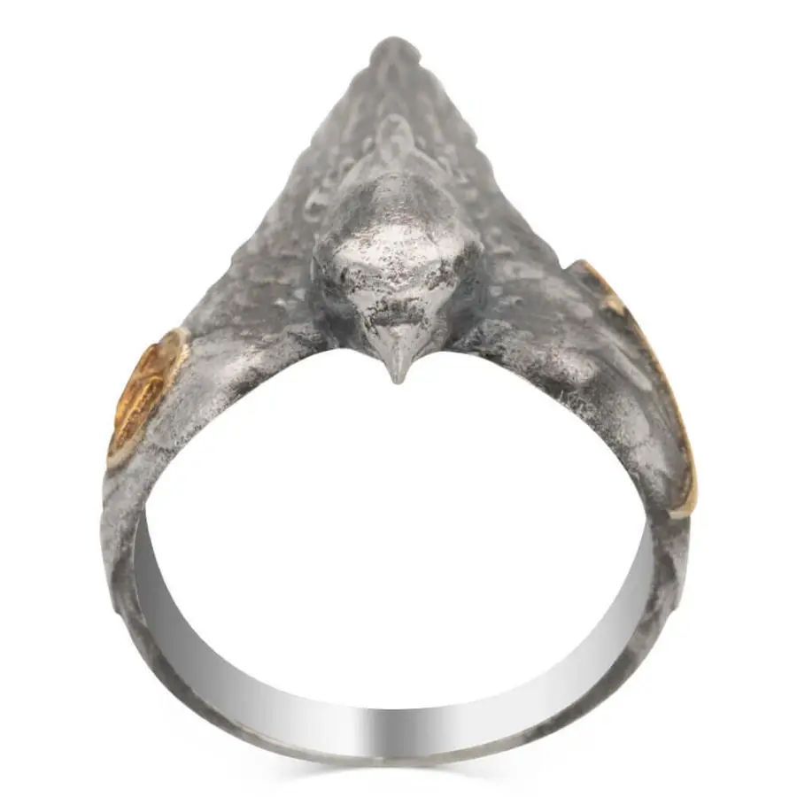 O5- dirilis-ertugrul-ring- eagle-ring-ottoman-ring-925-Sterling-Silver-Mens-Ring-Wedding-Men-Rings-Male-Jewelry-Rings-For-Men-Women-Rings-for-Women-Men-Jewelry-Retro-Flower-Men`s-Rings-Jewelry