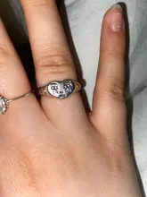 XIYANIKE-Anillo de Plata de Ley 925 con lágrimas de cara Llorona, joyería Retro Neutral, venta directa de fábrica, regalo