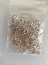 30 Uds. De dijes de corazón, amor infinito para siempre, 14x15mm, colgantes de Color plata antigua, fabricación artesanal, búsqueda de joyería tibetana