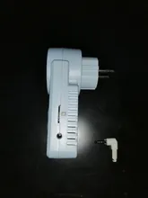 Enchufe de la UE, enchufe inteligente GSM, inglés, ruso, SMS, Control remoto, temporizador, controlador de temperatura con Sensor, enchufe de toma de corriente