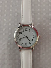 Reloj de cuarzo con movimiento japonés para mujer, pulsera de cuarzo con números arábigos, esfera sencilla, correa de cuero PU, Color caramelo