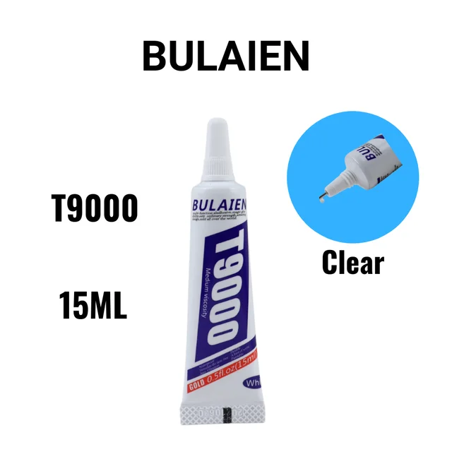 15ML 50ML 110ML Bulaien T9000 Clear Contact Repair Adhesive Acrylic Friendly Glue With Precision