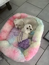 Dog Bed Sofa Long Plush Square Kennel Winter Warm Puppy Mat Cat Nest Soft House Non-slip