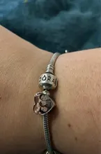 ELESHE 100% auténtica Plata de Ley 925 del encanto del grano Fit Original pulsera brazalete foto personalizada DIY corazón perlas de joyería