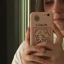 Phone-Cases Liquid-Silicone-Cover Sailor Moon Mini Cartoon for 12 11/Pro-xs/Max-x-xr/..