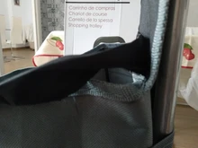 Carro de la compra con bolsillo frigorífico, gran capacidad, aislamiento térmico, práctico, calidad, resistente, ligero, ruedas